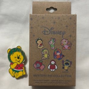 Disney Winnie the Pooh bear enamel watermelon pin